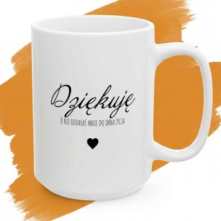 Kubek dla mamy Okno Życia Śmieszny prezent z czarnym humorem