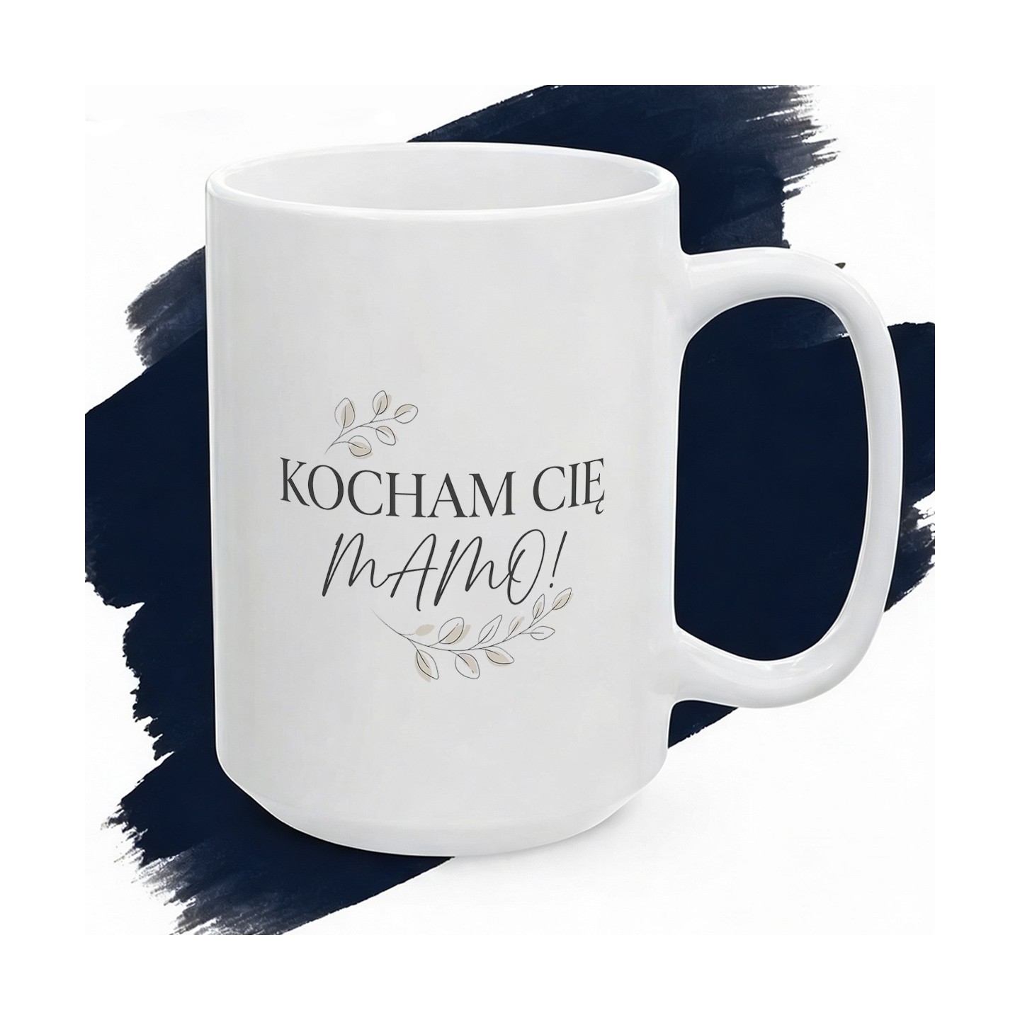 Kubek ceramiczny Kocham Cię Mamo – Minimalizm