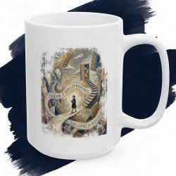 Kubek dla czytelnika Surrealizm "Znikam z rzeczywistości"