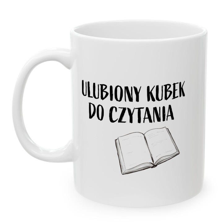 Kubek dla czytelnika Ulubiony Kubek Do Czytania Prezent mól książkowy