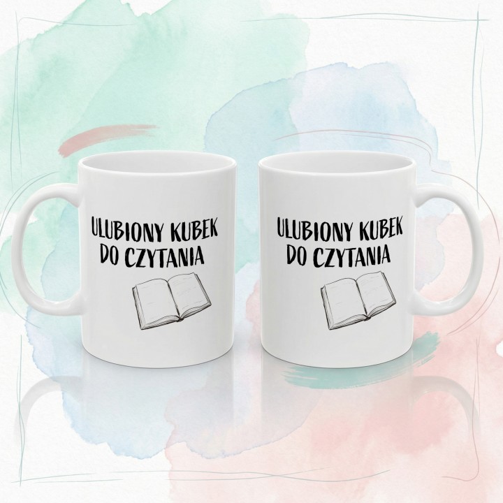 Kubek dla czytelnika Ulubiony Kubek Do Czytania Prezent mól książkowy