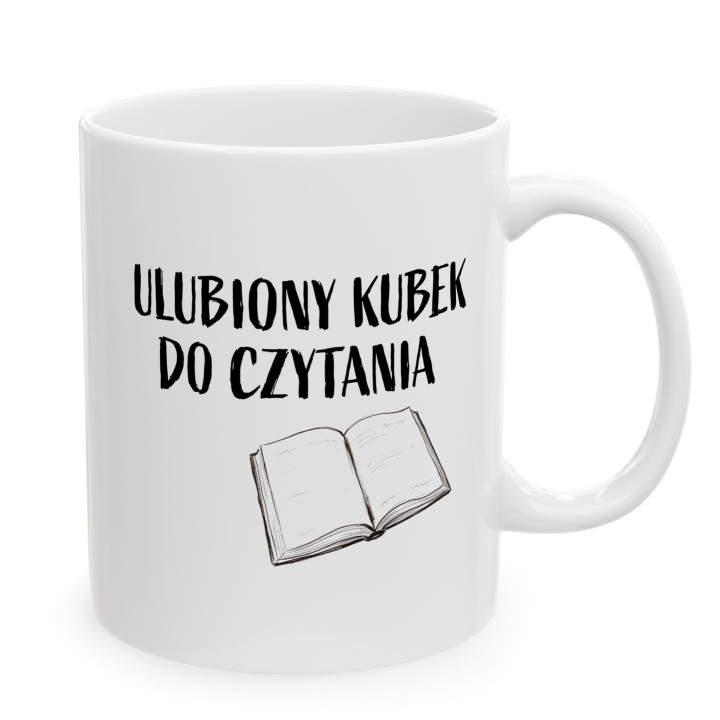 Kubek dla czytelnika Ulubiony Kubek Do Czytania Prezent mól książkowy