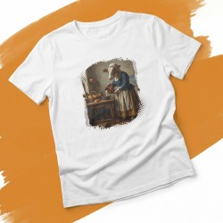 Koszulka Mleczarka – Barokowa Krowa Vermeera