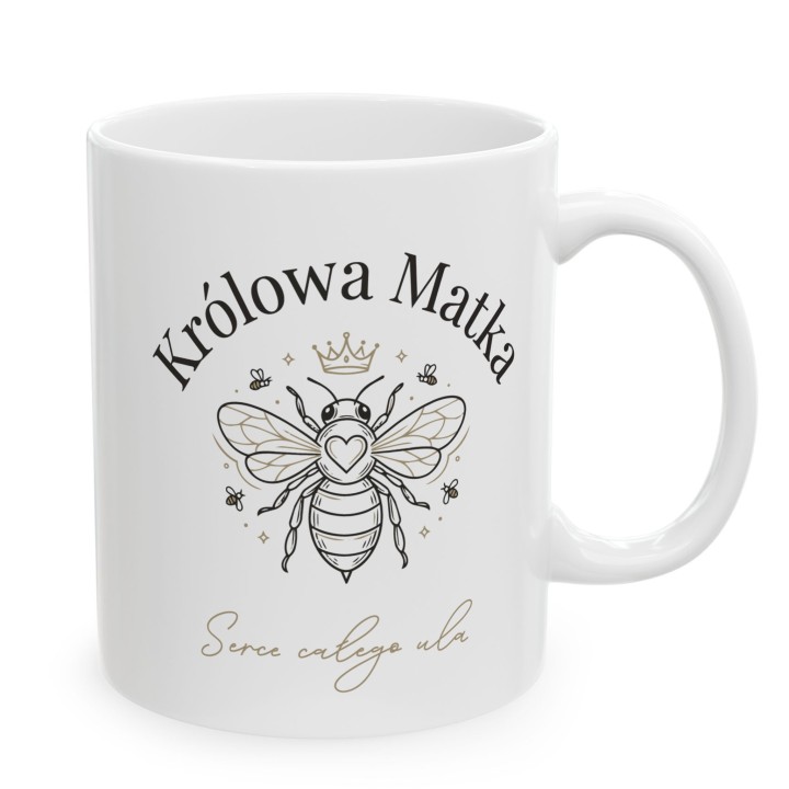 Kubek Królowa Matka Serce Ula – Prezent doceniający dla mamy