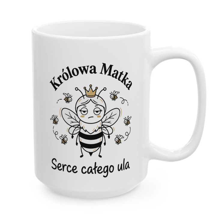 Kubek Królowa Matka Serce Ula – Idealny prezent dla mamy od dzieci męża