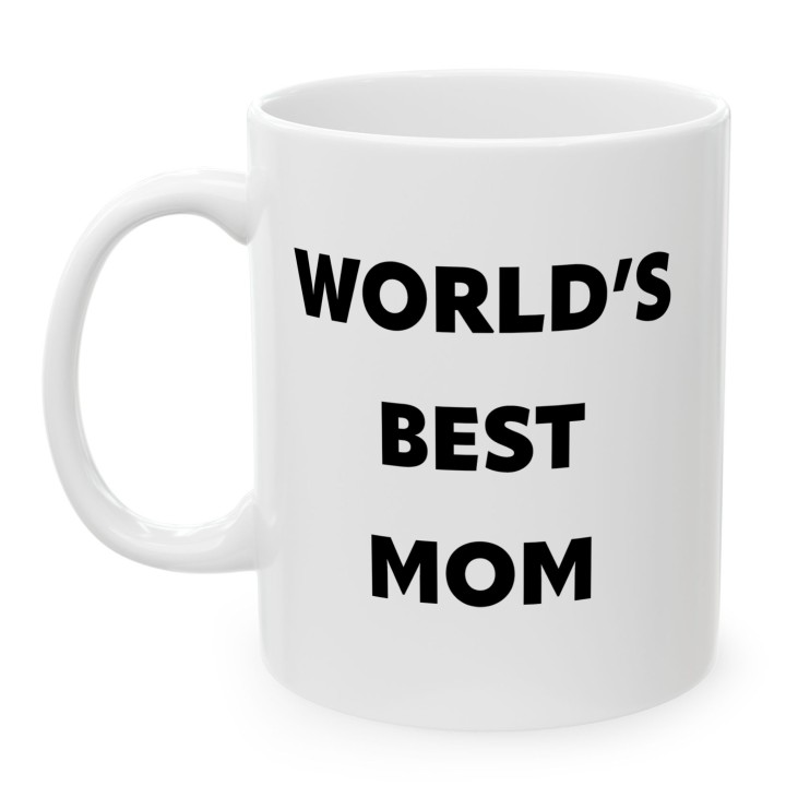 Kubek World's Best Mom – Klasyczny prezent dla Mamy Szefowej
