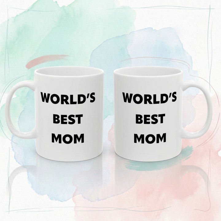 Kubek World's Best Mom – Klasyczny prezent dla Mamy Szefowej