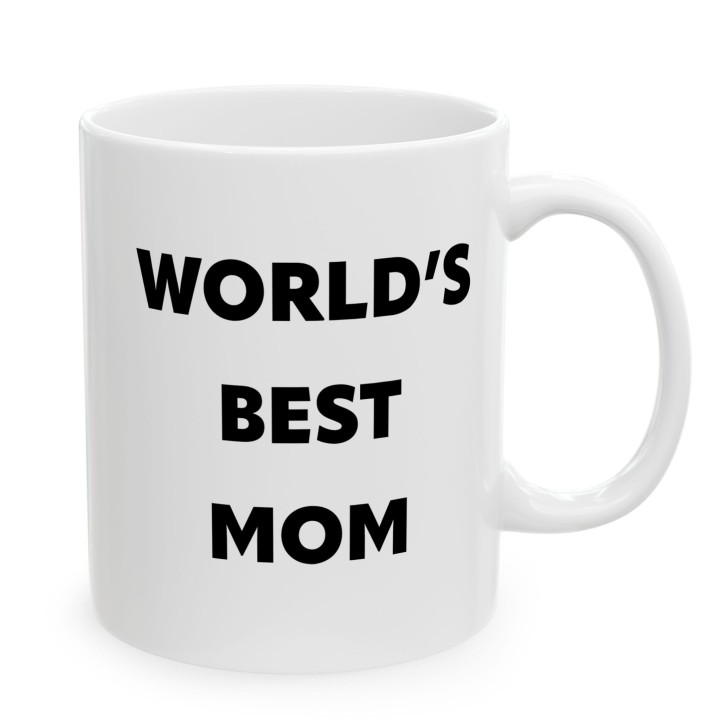 Kubek World's Best Mom – Klasyczny prezent dla Mamy Szefowej