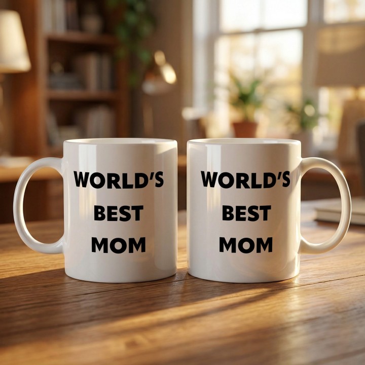 Kubek World's Best Mom – Klasyczny prezent dla Mamy Szefowej