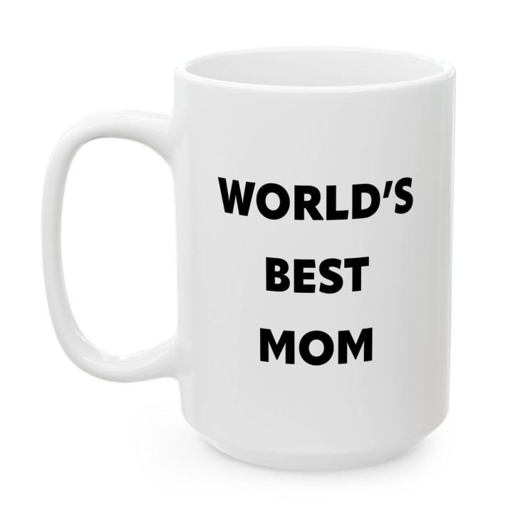 Kubek World's Best Mom – Klasyczny prezent dla Mamy Szefowej