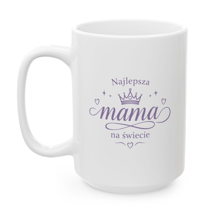 Kubek dla mamy Najlepsza mama na świecie | Prezent na Dzień Matki