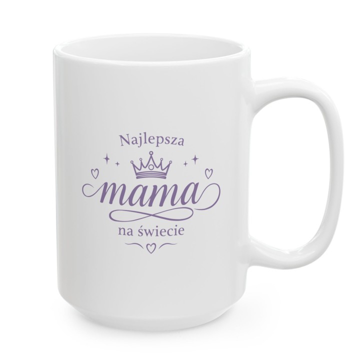 Kubek dla mamy Najlepsza mama na świecie | Prezent na Dzień Matki