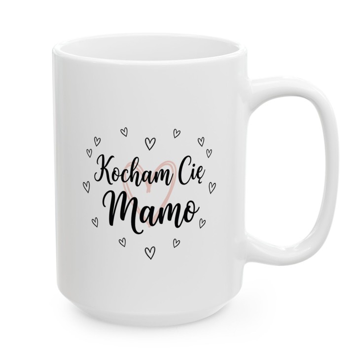 Kubek dla mamy Kocham Cię Mamo serca | Prezent na Dzień Matki