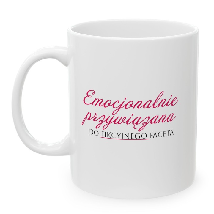 Kubek fanki romansów Fikcyjni faceci Prezent dla czytelniczki