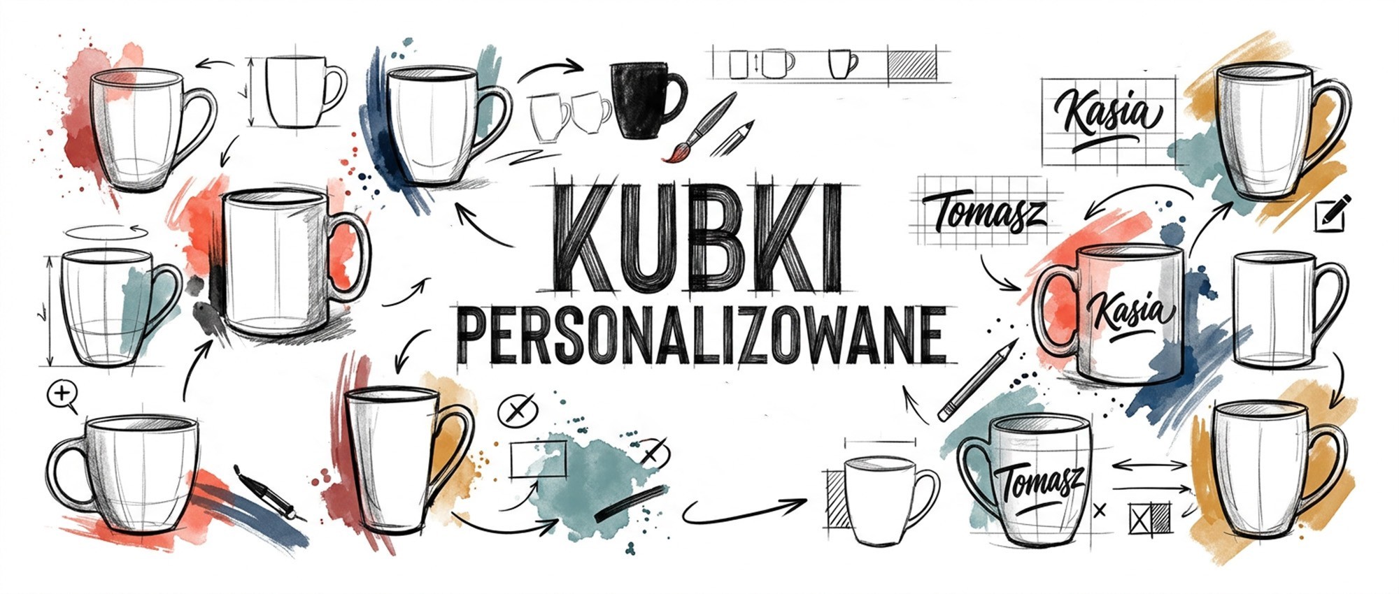 Kubki personalizowane z własnym napisem i grafiką | Kupuj na WręczWspaniale