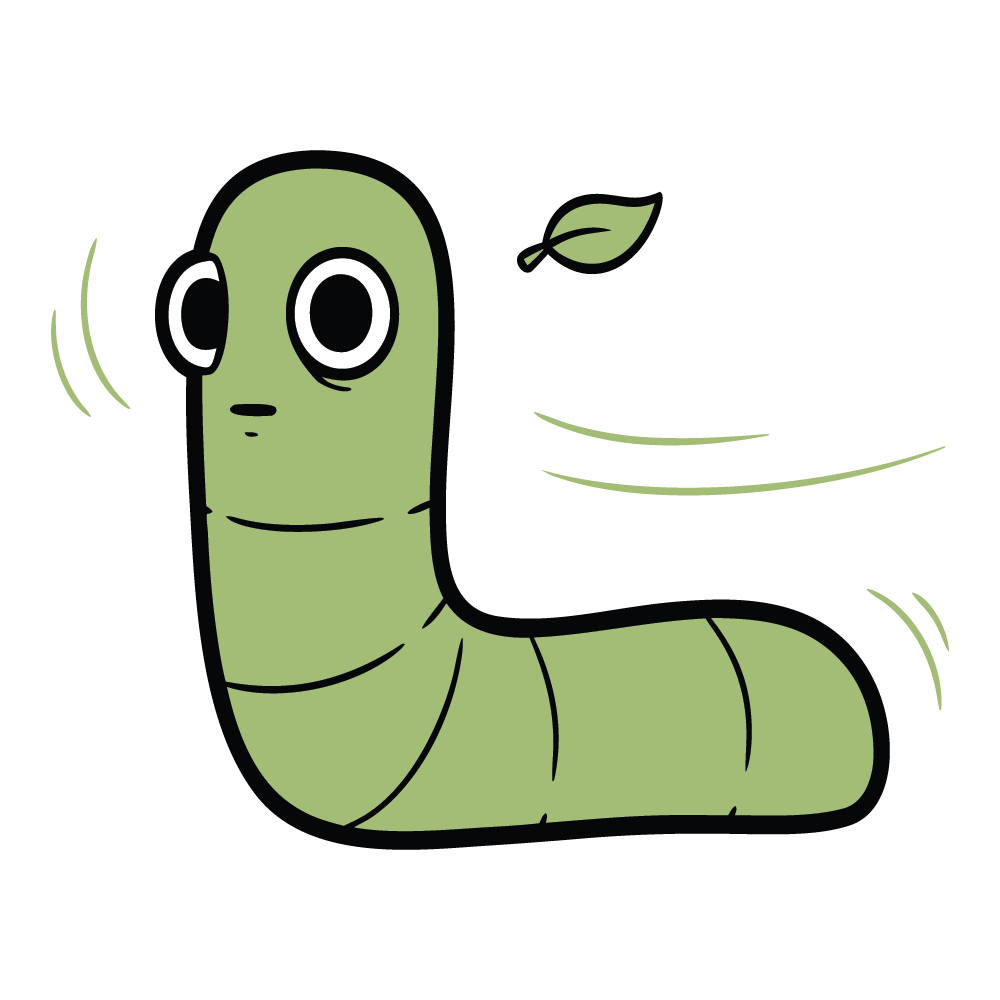 Robak Naturę lubiący