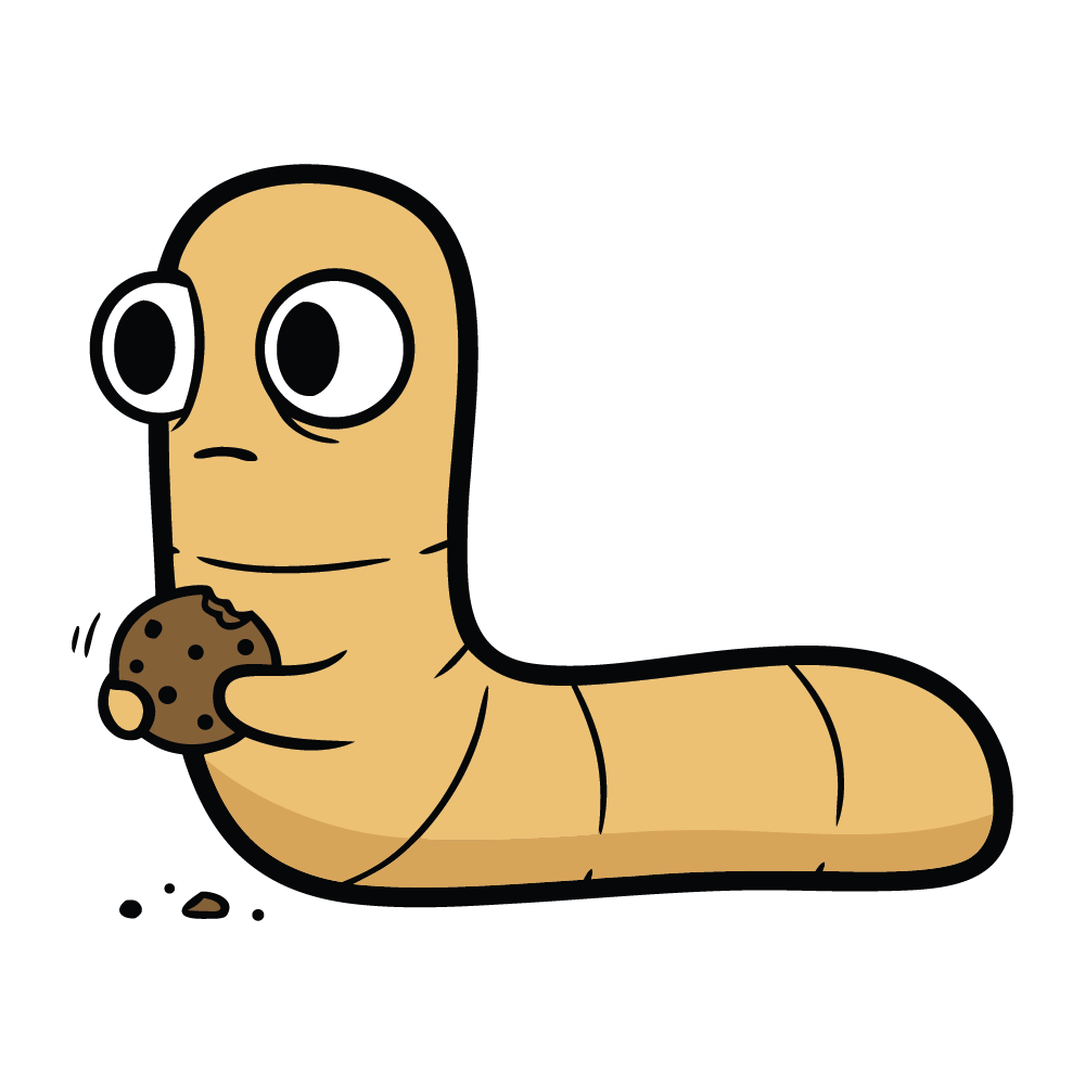 Robak Regularny podjadacz